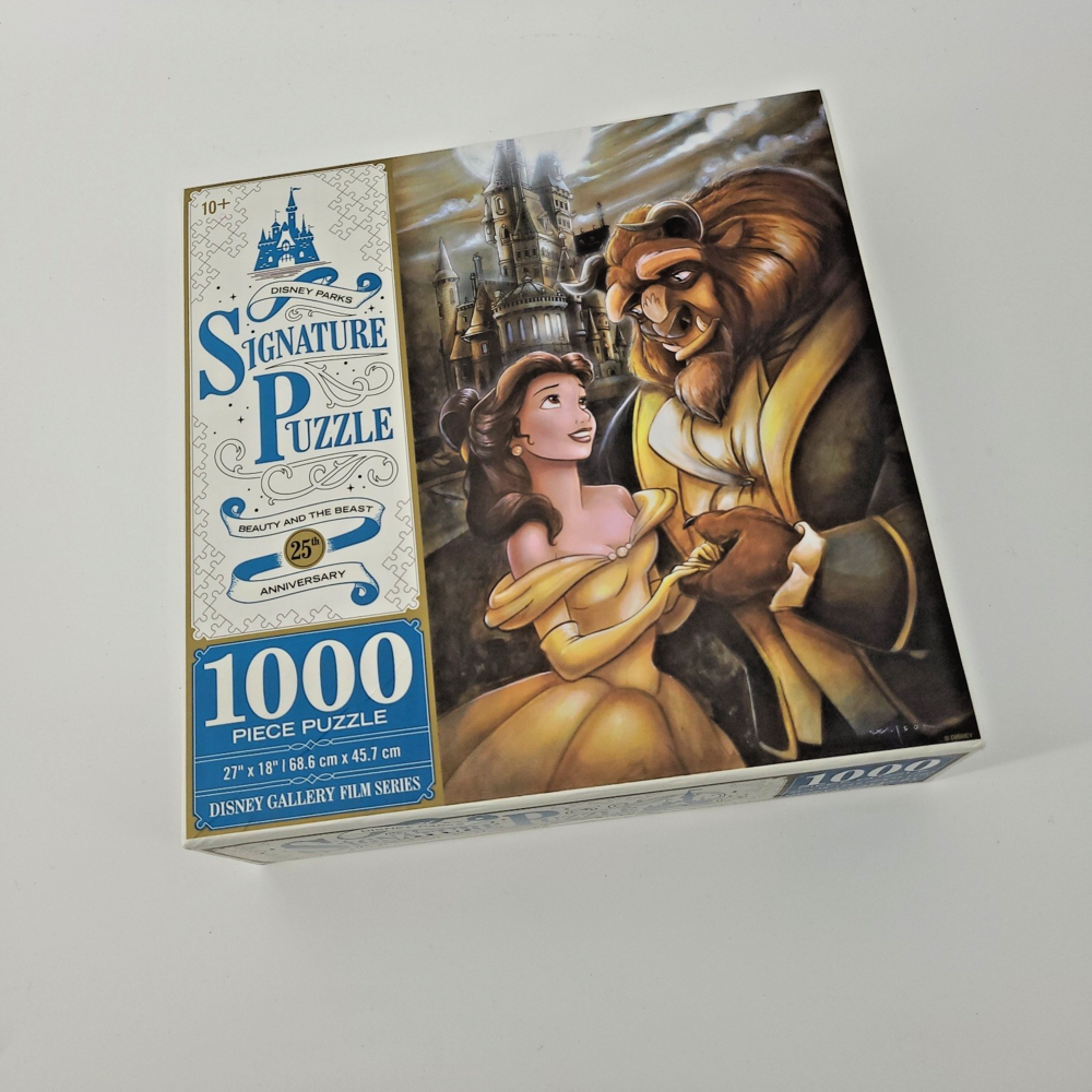 Disney Parks Signature Puzzle Beauty Beast 25th 1000 Pc Darren Wilson New